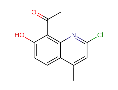 Ethanone, 1-(2-chloro-7-hydroxy-4-methyl-8-quinolinyl)-
