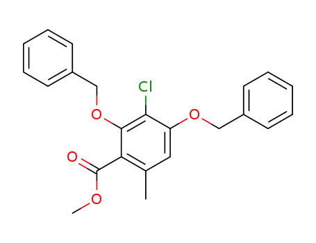 methyl 2,4-bisbenzyloxy-3-chloro-6-methylbenzoate