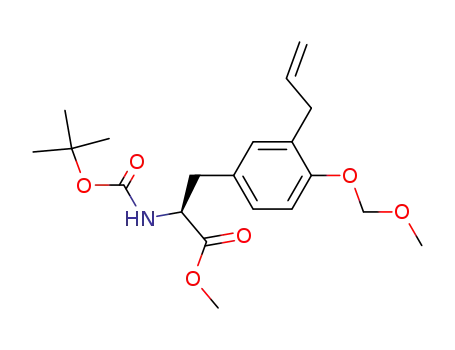 L-Tyrosine,
N-[(1,1-dimethylethoxy)carbonyl]-O-(methoxymethyl)-3-(2-propen-1-yl)-,
methyl ester