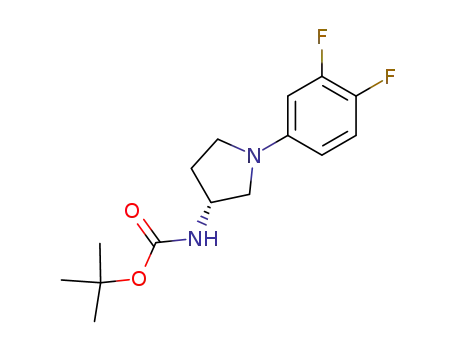 [1-(3,4-difluoro-phenyl)-pyrrolidin-3-yl]-carbamic acid <i>tert</i>-butyl ester