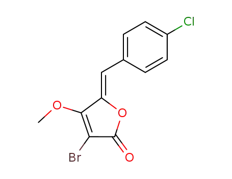 2(5H)-Furanone, 3-bromo-5-[(4-chlorophenyl)methylene]-4-methoxy-,
(5Z)-