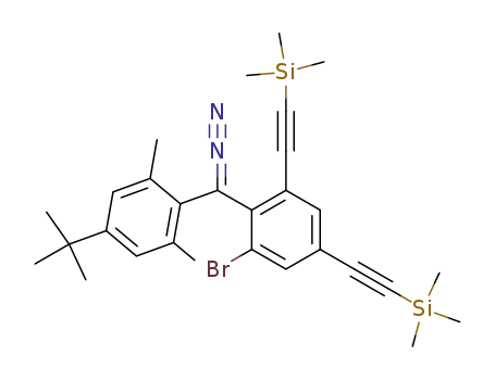 [2,4-bis(trimethylsilylethynyl)-6-bromophenyl](4-tert-butyl-2,6-dimethylphenyl)diazomethane