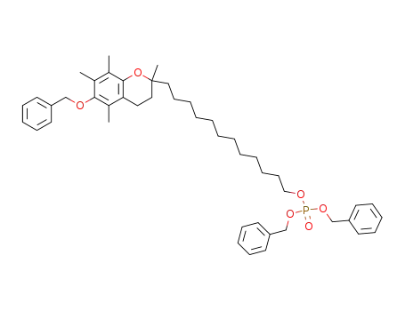 dibenzyl 12-(6-(benzyloxy)-2,5,7,8-tetramethyl-3,4-dihydro-2H-chromen-6-yl)dodecyl phosphate