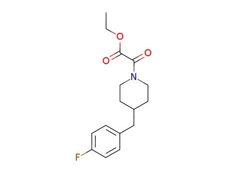 [4-(4-fluoro-benzyl)-piperidin-1-yl]-oxo-acetic acid ethyl ester