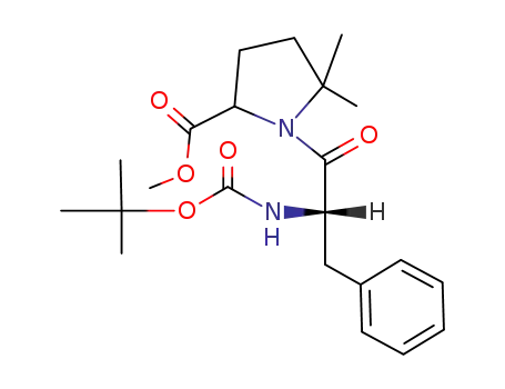 Boc-L-Phe-DL-5,5-Me<sub>2</sub>Pro-OMe