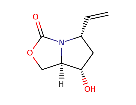 (5S,7S,7aR)-7-Hydroxy-5-vinyl-tetrahydro-pyrrolo[1,2-c]oxazol-3-one