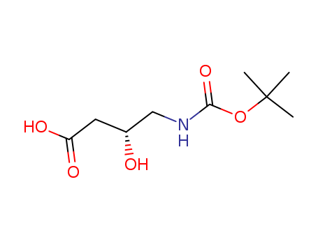 Butanoic acid, 4-[[(1,1-dimethylethoxy)carbonyl]amino]-3-hydroxy-, (3R)- (9CI)