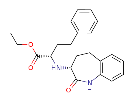 Molecular Structure of 86499-39-0 (Benzenebutanoicacid,-[(2,3,4,5-tetrahydro-2-oxo-1H-1-benzazepin-3-yl)amino]-,ethylester,(R*,S*)-(9CI))