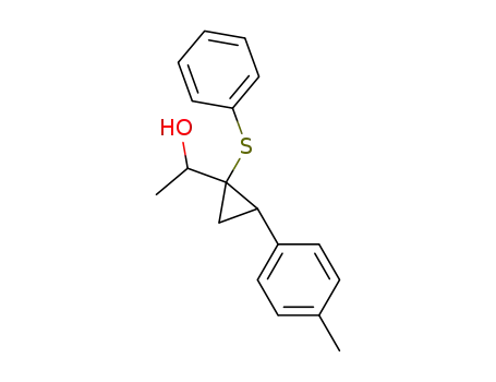 1-(1-phenylsulfanyl-2-<i>p</i>-tolyl-cyclopropyl)-ethanol