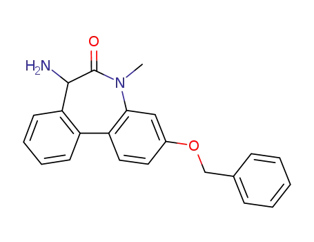 7-amino-3-benzyloxy-5-methyl-5<i>H</i>,7<i>H</i>-dibenzo[<i>b</i>,<i>d</i>]azepin-6-one