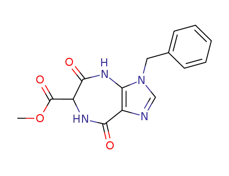 3-benzyl-4,5,7,8-tetrahydro-6-methoxycarbonyl-6H-imidazo<4,5-e><1,4>diazepine-5,8-dione