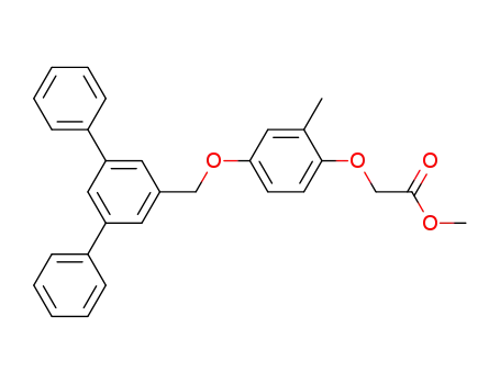 [2-methyl-4-([1,1';3',1'']terphenyl-5'-ylmethoxy)-phenoxy]-acetic acid methyl ester