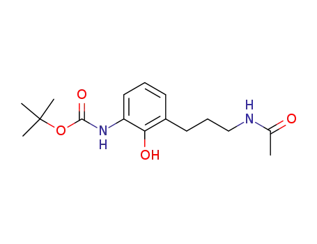 [3-(3-acetylamino-propyl)-2-hydroxy-phenyl]-carbamic acid <i>tert</i>-butyl ester