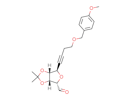 4-(4-methoxybenzyloxy)butyn-1-yl 2,3-O-isopropylidene-α-D-lyxo-pentanedialdo-1,4-furanoside