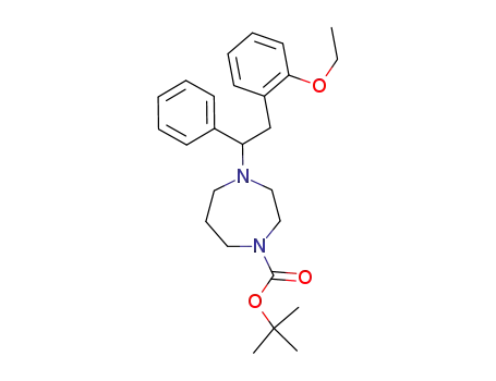 4-[2-(2-ethoxy-phenyl)-1-phenyl-ethyl]-[1,4]diazepane-1-carboxylic acid <i>tert</i>-butyl ester