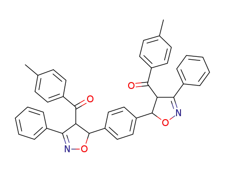 Methanone,
[1,4-phenylenebis(4,5-dihydro-3-phenyl-5,4-isoxazolediyl)]bis[(4-methyl
phenyl)-