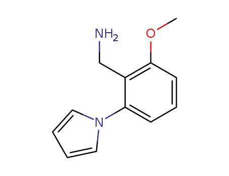 Molecular Structure of 862595-60-6 (2-methoxy-6-pyrrol-1-yl-benzylamine)
