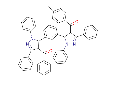 Methanone,
[1,3-phenylenebis(4,5-dihydro-1,3-diphenyl-1H-pyrazole-5,4-diyl)]bis[(4
-methylphenyl)-