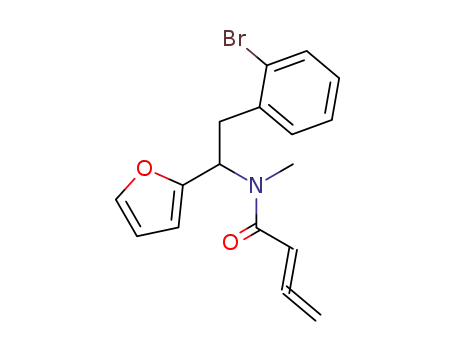Buta-2,3-dienoic acid [2-(2-bromo-phenyl)-1-furan-2-yl-ethyl]-methyl-amide