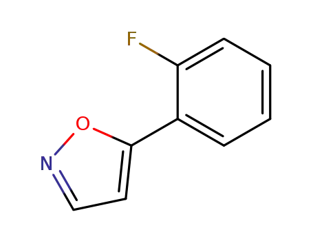 Molecular Structure of 138716-36-6 (Isoxazole, 5-(2-fluorophenyl)- (9CI))