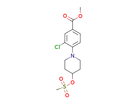 methyl 3-chloro-4-{4-(methanesulfonyl-oxy)piperidin-1-yl}benzoate