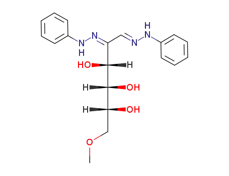 Molecular Structure of 114843-32-2 (6-O-methyl-D-arabino-hexose phenylosazone)