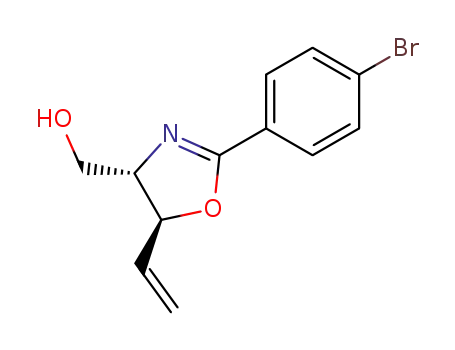 4-Oxazolemethanol, 2-(4-bromophenyl)-5-ethenyl-4,5-dihydro-, (4S,5S)-