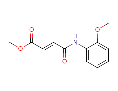 Molecular Structure of 86396-52-3 (methyl 4-(2-methoxyanilino)-4-oxo-2-butenoate)