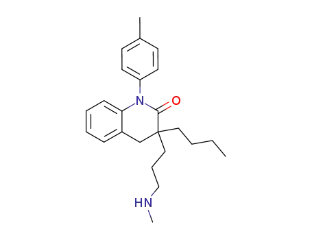 2(1H)-Quinolinone,
3-butyl-3,4-dihydro-3-[3-(methylamino)propyl]-1-(4-methylphenyl)-