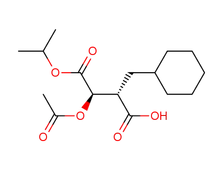 Isopropyl 2R-Acetoxy-3S-carboxy-4-cyclohexylbutanoate