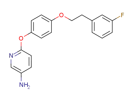 6-{4-[2-(3-fluorophenyl)ethoxy]phenoxy}pyridin-3-amine