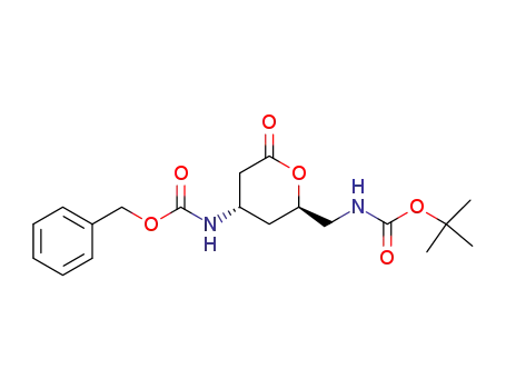 [(2R,4S)-2-(tert-Butoxycarbonylamino-methyl)-6-oxo-tetrahydro-pyran-4-yl]-carbamic acid benzyl ester