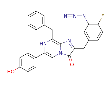 8-benzyl-2-(3-azido-4-fluorophenylmethyl)-6-(4-hydroxyphenyl)-3,7-dihydroimidazo[1,2-a]pyrazin-3-one