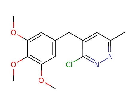 Pyridazine, 3-chloro-6-methyl-4-[(3,4,5-trimethoxyphenyl)methyl]-