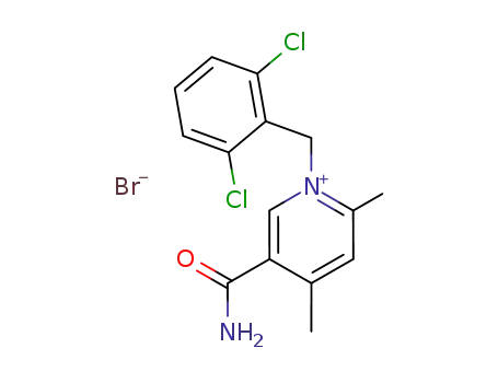 3-carbamoyl-1-(2,6-dichlorobenzyl)-4,6-dimethylpyridinium bromide