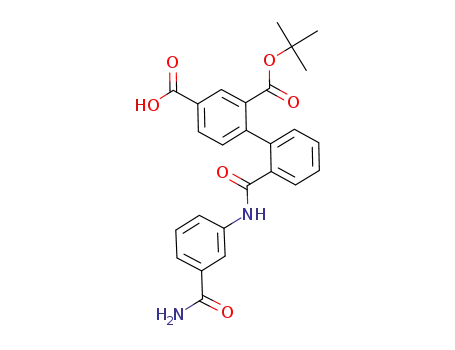 2'-({[3-(aminocarbonyl)phenyl]amino}carbonyl)-2-(tert-butoxycarbonyl)biphenyl-4-carboxylic acid