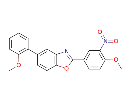 Benzoxazole, 2-(4-methoxy-3-nitrophenyl)-5-(2-methoxyphenyl)-