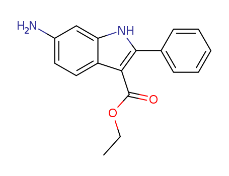 945655-38-9 1H-Indole-3-carboxylicacid, 6-amino-2-phenyl-, ethyl ester