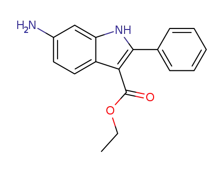 에틸 6-아미노-2-페닐-1H-인돌-3-카르복실레이트