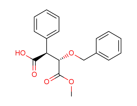 (2S,3S)-2-Benzyloxy-3-phenyl-succinic acid 1-methyl ester