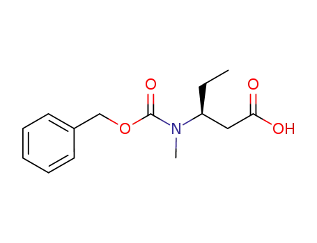 (3S)-3-(methyl{[(phenylmethyl)oxy]carbonyl}amino)pentanoic acid