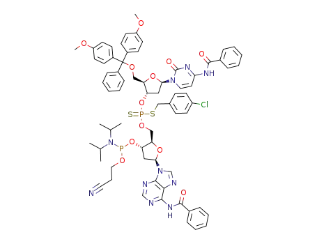 C<sub>70</sub>H<sub>73</sub>ClN<sub>10</sub>O<sub>12</sub>P<sub>2</sub>S<sub>2</sub>