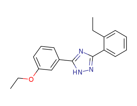 1H-1,2,4-Triazole,3-(3-ethoxyphenyl)-5-(2-ethylphenyl)-