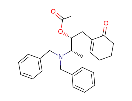 2-[(2R,3S)-2-acetoxy-3-dibenzylaminobutyl]cyclohex-2-enone