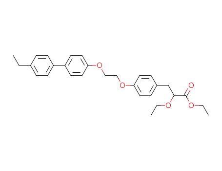 Molecular Structure of 877615-30-0 (2-ethoxy-3-{4-[2-(4'-ethyl-biphenyl-4-yloxy)-ethoxy]-phenyl}-propionic acid ethyl ester)