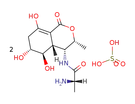 Molecular Structure of 18802-17-0 (Actinobolin sulfate)