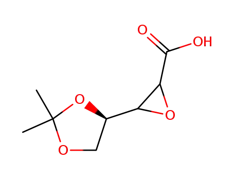 (2SR,3RS,4R)-2,3-epoxy-4,5-iopropylidenedioxypentanoic acid