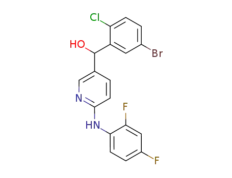 (5-bromo-2-chloro-phenyl)-[6-(2,4-difluoro-phenylamino)-pyridin-3-yl]-methanol