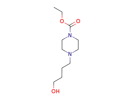Molecular Structure of 91824-48-5 (4-(4-hydroxy-butyl)-piperazine-1-carboxylic acid ethyl ester)