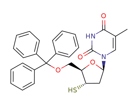 Thymidine, 3'-thio-5'-O-(triphenylmethyl)-